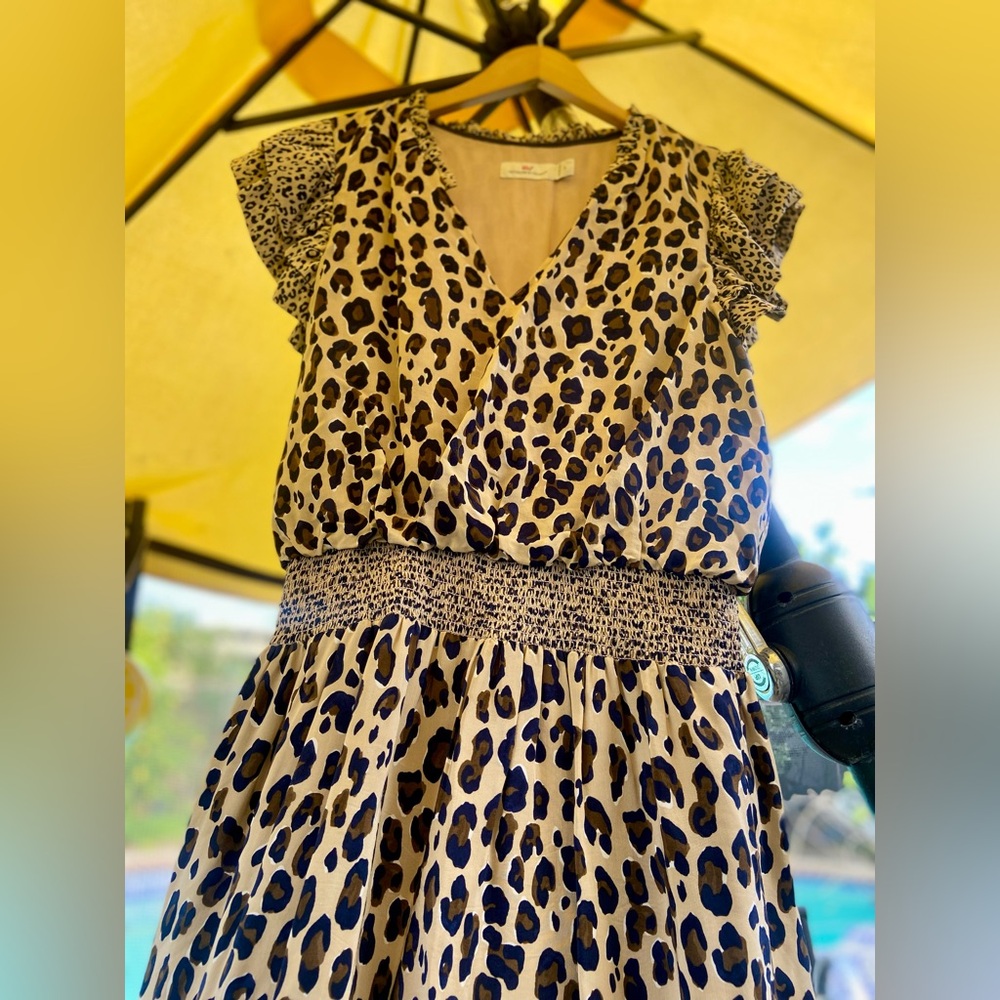 Vineyard Vines Leopard Print Dress